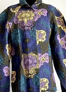 ANASTASIA PARIS François Viannay vintage cotton blouze 80s made in France - Picture 1 of 8