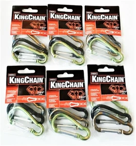 18 MIBRO KINGCHAIN 2-3/4" CAMOUFLAGE ALUMINUM CARABINER SNAP HOOK LINK KEY CHAIN - Picture 1 of 1