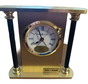 Walmart Howard Miller Casey Alarm Clock Solid Brass Model 613-621 - Picture 1 of 8