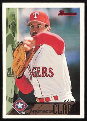 1995 Bowman #403 Will Clark     Texas Rangers Card - Image 1 of 2