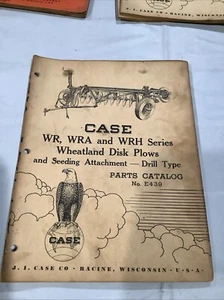 Vintage Case WR, WRA & WRH Series Wheatland Disk Plows Parts Catalog No. E439 - Picture 1 of 5