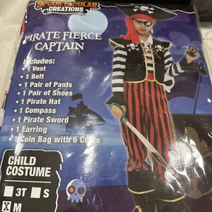 Disfraz Spooktacular Creations Pirata Capitán Feroz Mediano Niños - Imagen 1 de 5