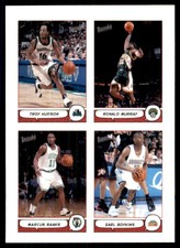 2004-05 Bazooka 4-on-1 Stickers Troy Hudson/Ronald Murray/Marcus Banks/Earl