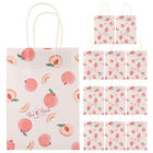  12 Pcs Large Gift Bag Paper Bags Floral Candy Cherry Blossoms Tote