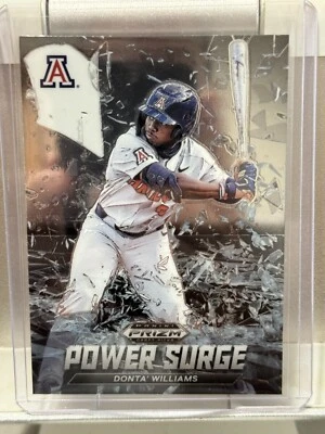 2021 Prizm Draft Picks Power Surge #PS-DW - Donta' Williams - Orioles! - Image 1 of 2