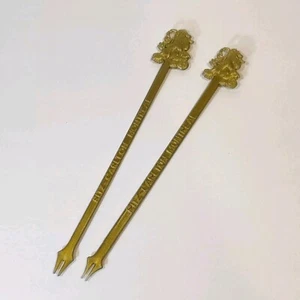 Ritz Carlton Swizzle Sticks Picks Montreal Canada Lot of 2 - Picture 1 of 6