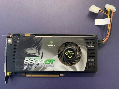 XFX GeForce 8800 GT Alpha Dog Edition PCIe graphics card, 512MB, 2x DVI, S-Video - Image 1 of 3