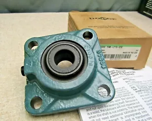 Dodge 033200 F4B-LT10-012 3/4" Plain Sleeve 4 Bolt Flange Mount Bearing - Picture 1 of 4