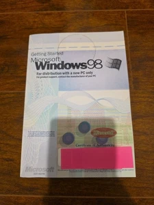 MICROSOFT WINDOWS 98 FULL OPERATING SYSTEM MS WIN 98 - Photo 1/5