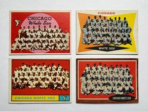 1959-62 Topps Chicago White Sox Team Card Lot - 4 cards (Nice Eye Appeal VG Lot) - Picture 1 of 10