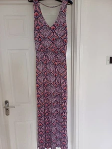 LADIES LONG WAREHOUSE DRESS. SIZE 10 WITH SIDE SLITS - Picture 1 of 4