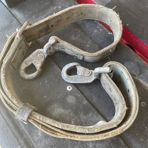 Bashlin Lineman Leather Safety For Training Or Show Only - Picture 1 of 8