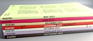 7 Poetry Foundations Magazines - July thru December 2022, May & June 2023 - Picture 1 of 3