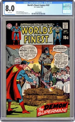 World's Finest #187 CGC 8.0 1969 4537303003 - Image 1 of 2