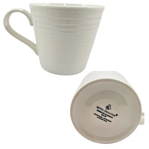 Royal Doulton Gordon Ramsay MAZE White 12 Oz Stoneware Cups Mugs – Set of 2 - Picture 1 of 16