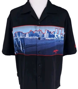 Johnny Blaze Twin Towers Black Shirt Mens XL NYC World Trade Center Empire State - Picture 1 of 13