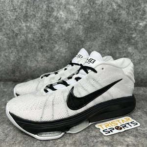 Nike Air Zoom GT Hustle 3 Basketball Shoes Mens Sz 10 White Black Promo HM0268 - Picture 1 of 8