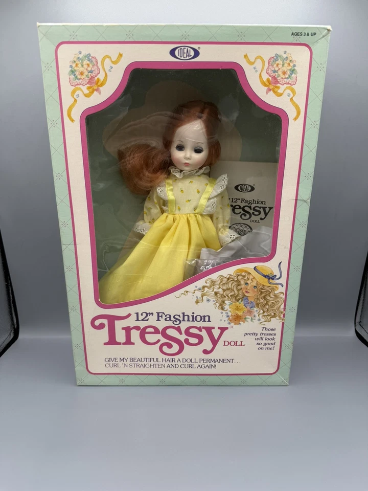 Extremely RARE Vintage 1983 Ideal Tressy Doll 12” African Anerican 12724blk