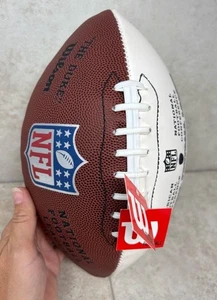 Wilson "The Duke" Official Full Size NFL Autograph White Panel Football - Picture 1 of 4
