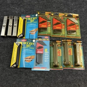 Lot Of NOS Elkind Hex Key Sets 5 X 812,3 X 20511,3 X 10113 & 1 X 10211 - Picture 1 of 9