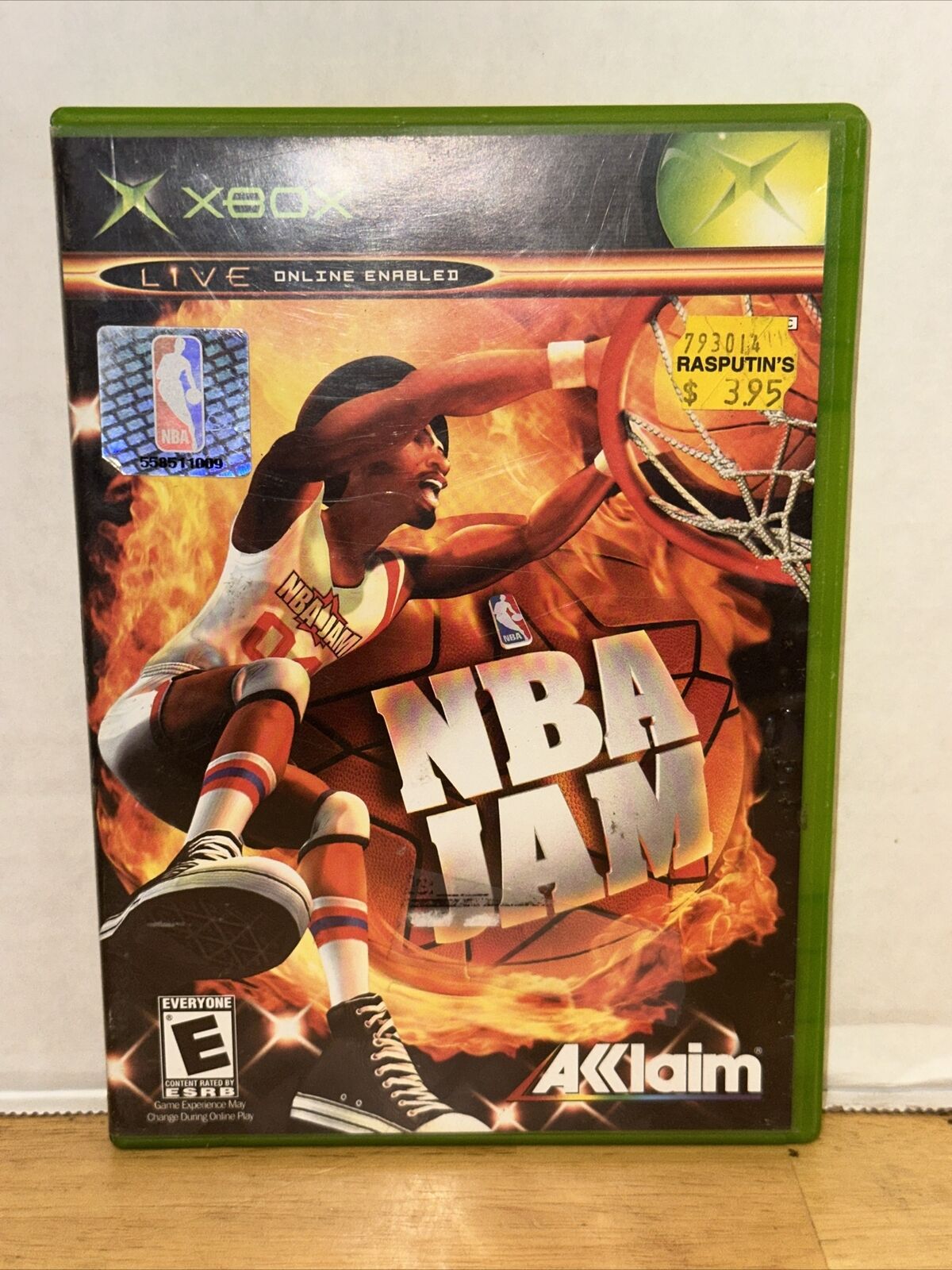 NBA Jam (Microsoft Xbox  2003 Acclaim 40315 NTSC) CIB w/ Case Manual & Disc