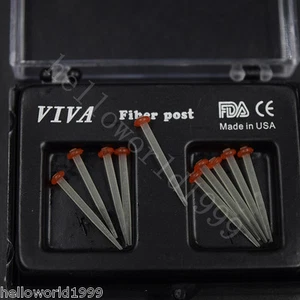 Red Ring Dental Quartz Straight Resin Pile Fiber Post High-intensity 1.4mm 1 Box - Picture 1 of 4