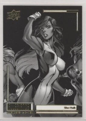 2023 Upper Deck Marvel Allegiance Avengers vs X-Men Black & White She-Hulk - Image 1 of 2