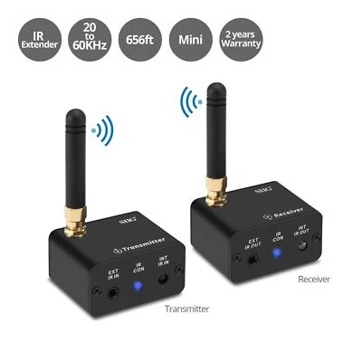 SIIG CE-RC0111-S1 Wireless IR Signal Extender Kit Remote Control Brown Box - Image 1 of 4