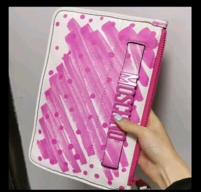 Bolso de mano moschino rosa barbie raro lindo cuero Foto 1 de 4