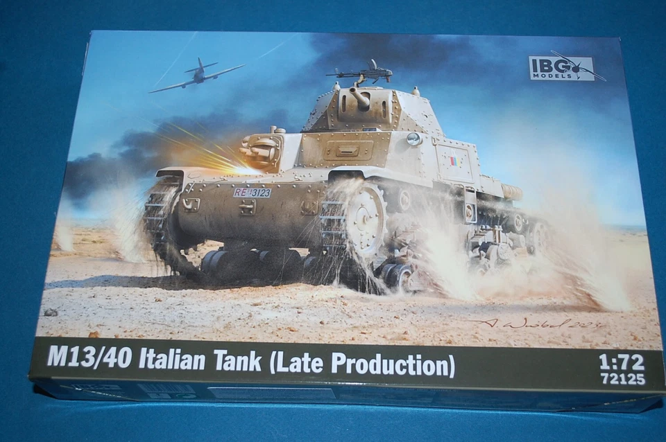 IBG Models 72125 - M13/40 Italian Tank (Late Production) scala 1/72 - Immagine 1 di 1