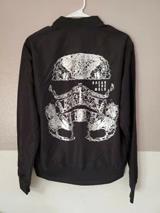 Disney Star Wars Windbreaker Jacket Full Zip Graphic Back Break The Mold Size M - Picture 1 of 11