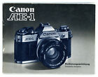 Canon Kamera Bedienungsanleitung Canon Ae 1 User Manual Anleitung Y744