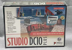 Pinnacle Studio DC10 Plus PC Video Editing Windows 98 Big Box Sealed - Picture 1 of 4