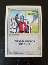 MTG Crusade ⭐⭐UNLIMITED Edition 1993 Magic⭐⭐ MP/HP+ 10 HQ PICS Crusades Crusader