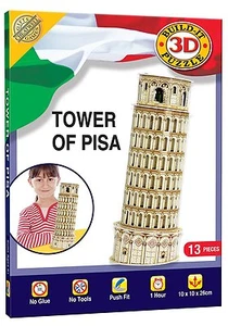 Rompecabezas 3D de Chestwell Games - Torre de Pisa 13 piezas - Imagen 1 de 1