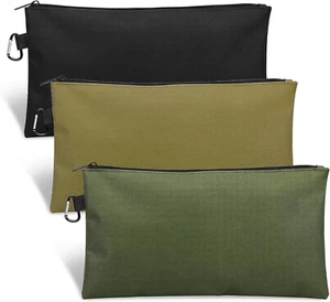 Paquete de 3 bolsas de herramientas bolsa con cremallera, bolsa de herramientas premium, almacenamiento multiusos utilitario O - Imagen 1 de 12
