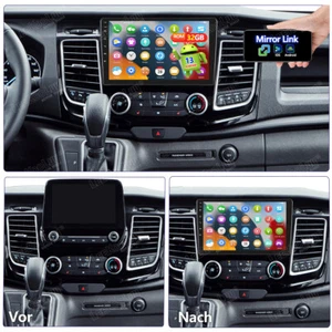 Für Ford Transit Custom 2018-2023 Autoradio Navi Android 13.0 GPS Bluetooth WIFI - Bild 1 von 17