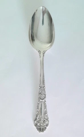 Vtg Reed & Barton French Renaissance Sterling Silver 8 1/4" LARGE Serving Spoon Cover