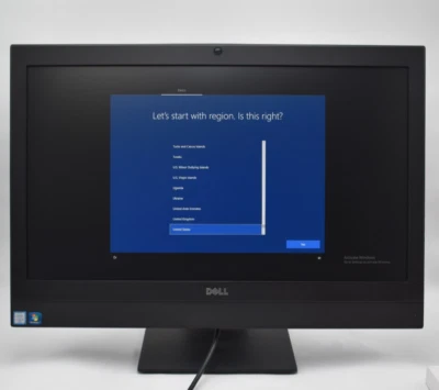 23.8" Dell OptiPlex 7440 AIO i3-6100 @ 3.70GHz 8GB RAM 256GB SSD WIN10 - Image 1 of 4