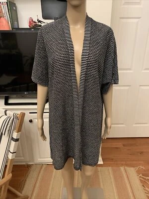 NWT Eileen Fisher Organic Linen Knit Kimono Cardigan Size M/M MSRP$218 - Image 1 of 4