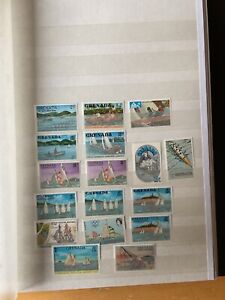 Grenada boat stamps period 1970 to 1979, three duplicates 