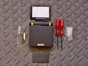 Game Boy Advance SP Replacement Housing black and yellow pokemon - Picture 1 of 2