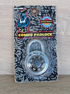 RARE Original Vintage 90s NOS Maui & Sons Royce Union Combo Lock New In Package - Bild 1 von 9