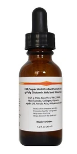 EGF, suero súper antioxidante con ácido gamma polilglutámico y suero de aloe vera - Imagen 1 de 6