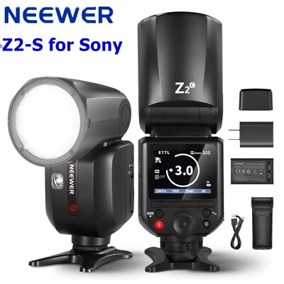NEEWER Z2-S Z2S 2.4G TTL HSS Round Flash Light Speedlite for Sony Cameras DSLR - Image 1 of 4