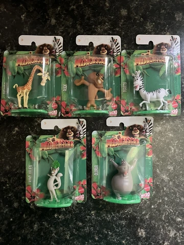 Madagascar Characters Set Of 5 Made By Mattel Cover