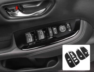 For 2023-2025 Honda HR-V HRV Black Glass Window Lifting Panel Trim Cover Foto 1 de 2