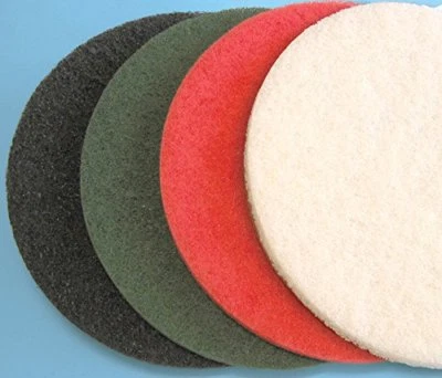 430mm Premium Heavy Duty Floor Cleaning Buffer Pads. Pack of 2 mixed grades - Image 1 of 3