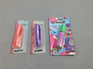 3 Smacchiatori labbra Bonne Bell. Flip Gloss. Raffrescatore Carribean/Black Raspberry Ripple - Foto 1 di 3