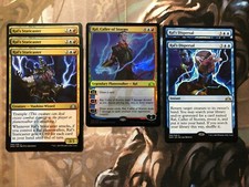 MTG GRN RAL CALLER OF STORMS Planeswalker FOIL Mythic +2 Rares +3 Uncommons